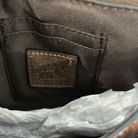 NWT Tony Llama cowhide Leather Women's Clutch Bag - Picture 4 of 7